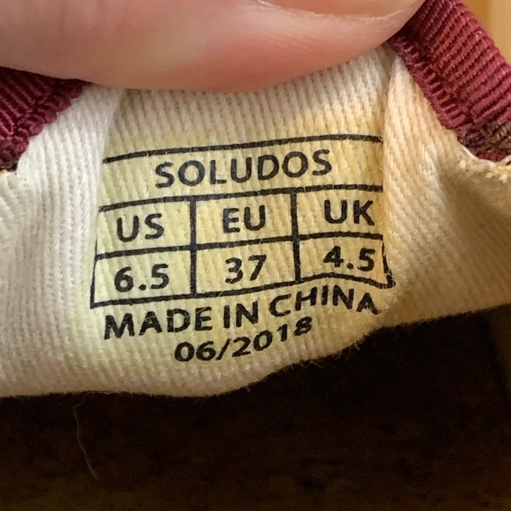 Soludos | Sangria 3D Llama Velvet Smoking Slip On Sneaker Slipper Shoes 6.5 - Picture 13 of 17